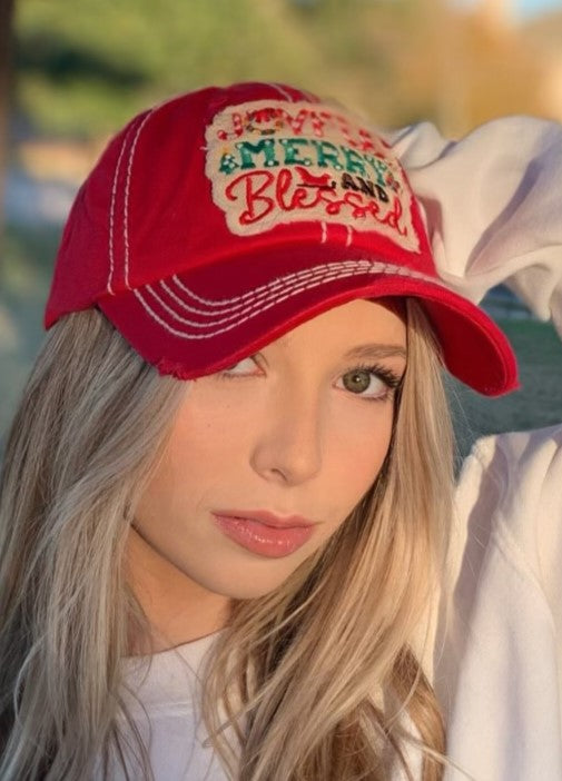 Joyful Merry and Blessed Cap